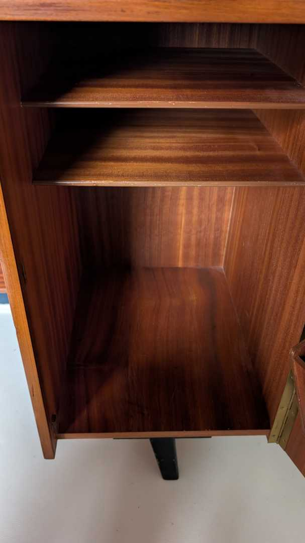 Midcentury teak folding metamorphic desk - Image 18