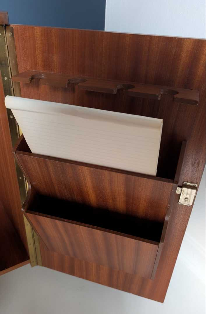 Midcentury teak folding metamorphic desk - Image 19