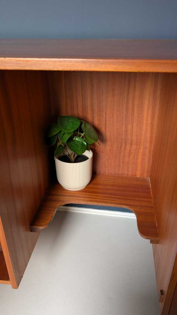 Midcentury teak folding metamorphic desk - Image 13