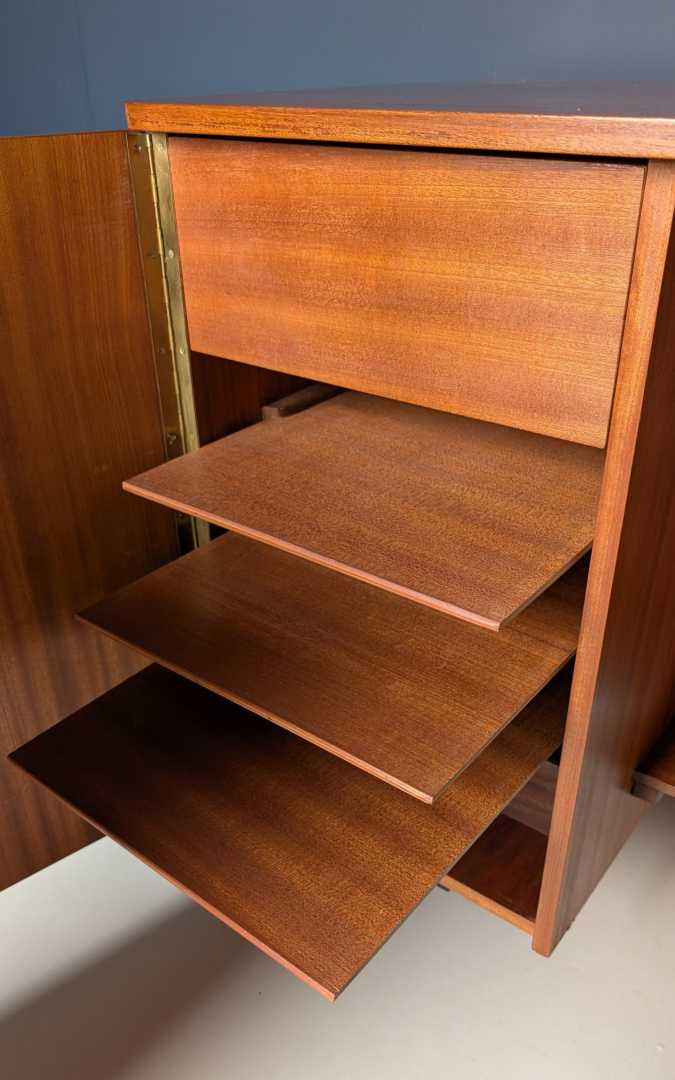Midcentury teak folding metamorphic desk - Image 9