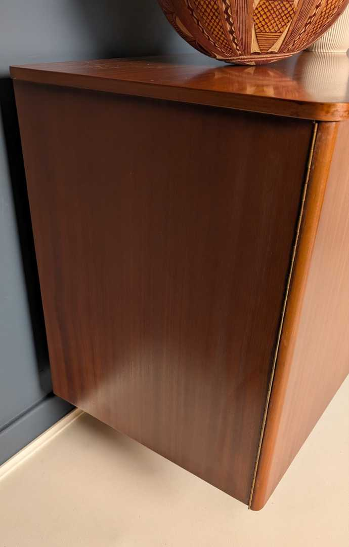 Midcentury teak folding metamorphic desk - Image 15