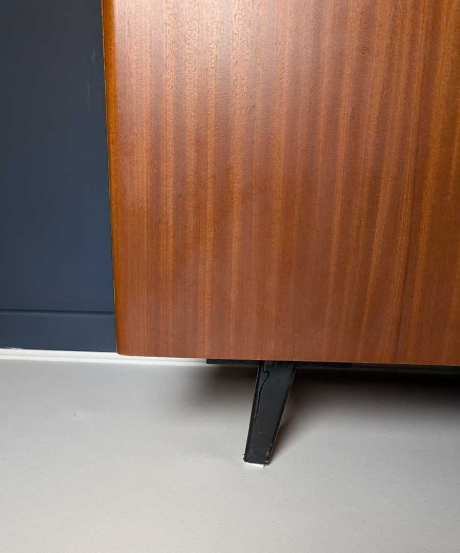 Midcentury teak folding metamorphic desk - Image 5