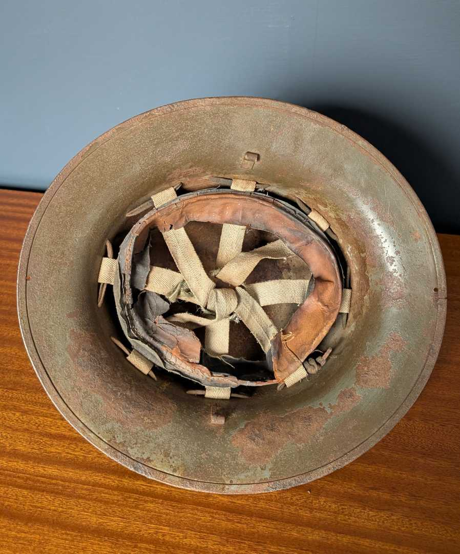 WWII Soldier's helmet - Image 8