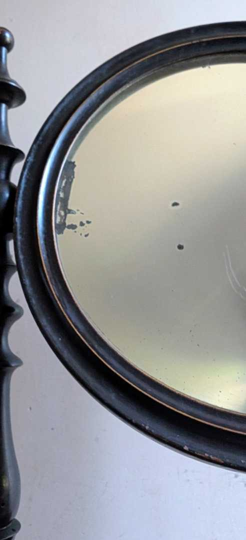 19th century tilting mirror with candle sconces - Image 7