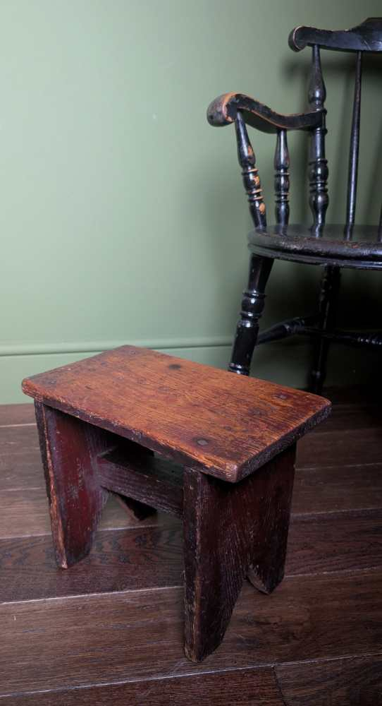Early 20thC. Dorset cottage stool - Image 3