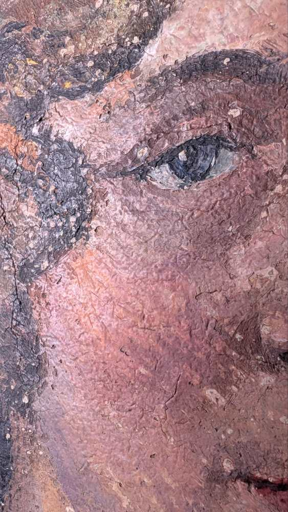 Original 1920s oil portrait on canvas of a woman - Image 16