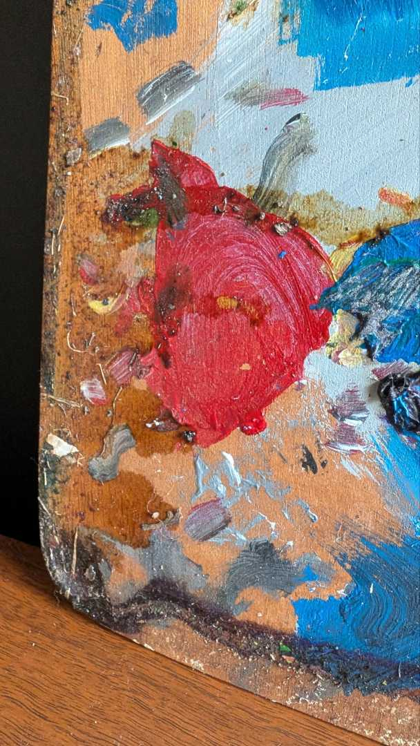 Artist's oil paint palette as decor - no.2 - Image 6