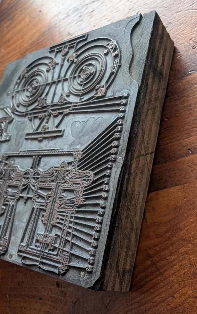 Three c.1950s printing plates - Image 9