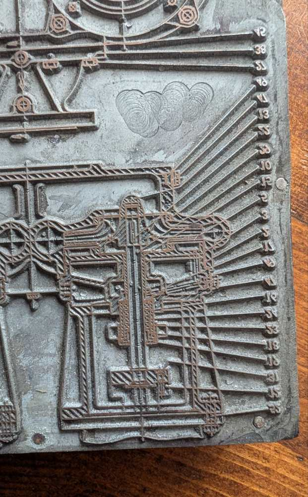 Three c.1950s printing plates - Image 7