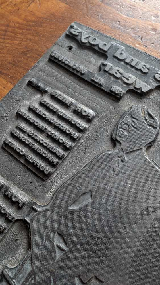 Three c.1950s printing plates - Image 20