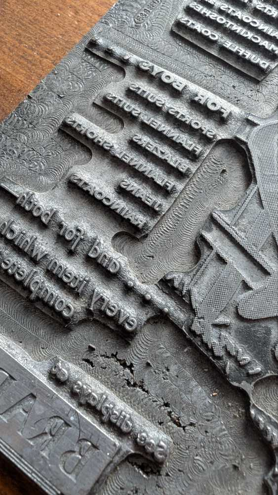 Three c.1950s printing plates - Image 22