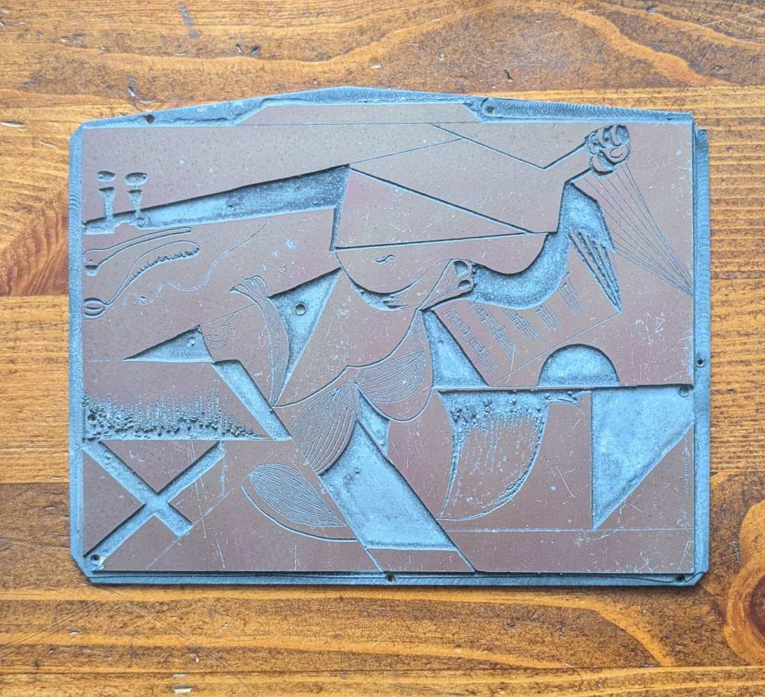 Three c.1950s printing plates - Image 17