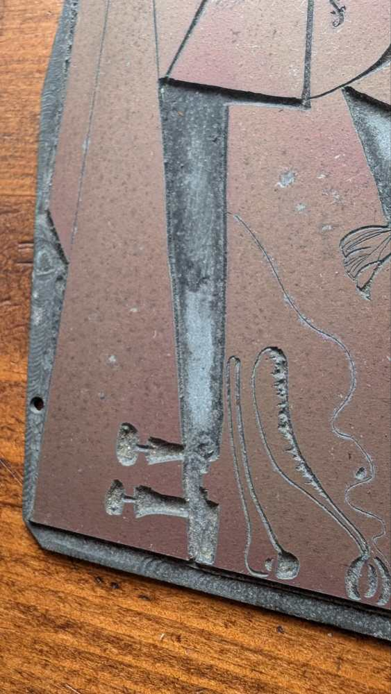 Three c.1950s printing plates - Image 16