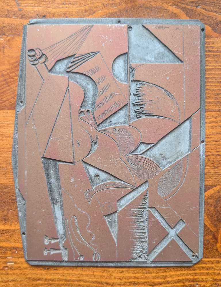 Three c.1950s printing plates - Image 18