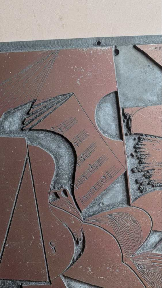 Three c.1950s printing plates - Image 13