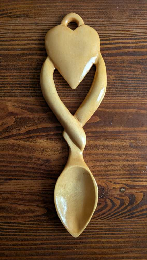 Hand carved Welsh Lovespoon - Image 14