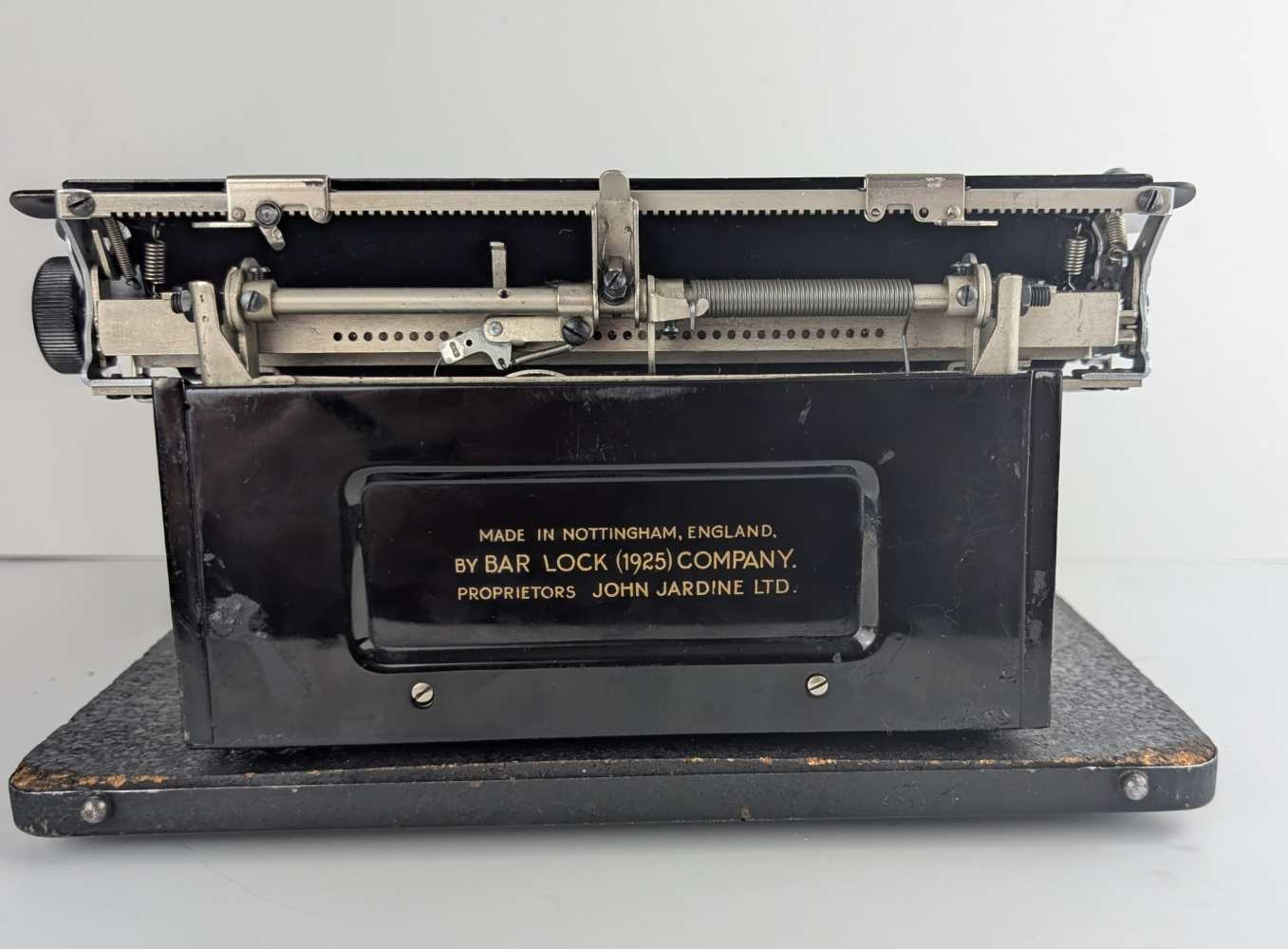 Bar-let model 2 mini portable typewriter in good working order, made in England in 1937 - Image 16