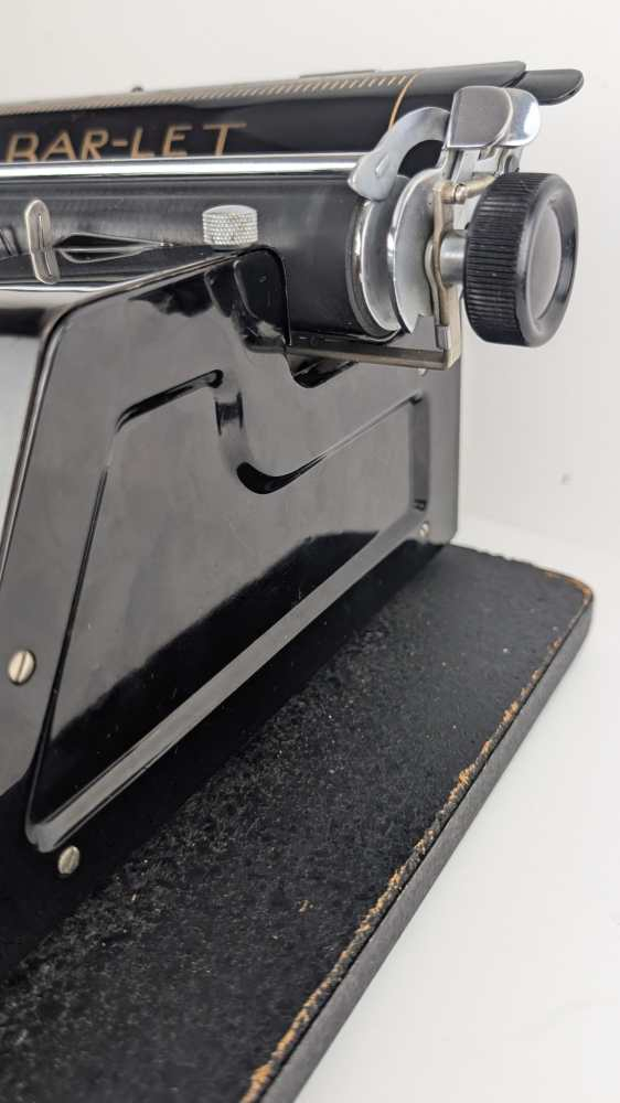 Bar-let model 2 mini portable typewriter in good working order, made in England in 1937 - Image 15
