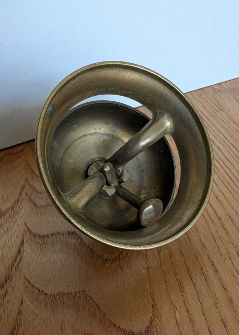 Vintage brass reception bell - Image 7