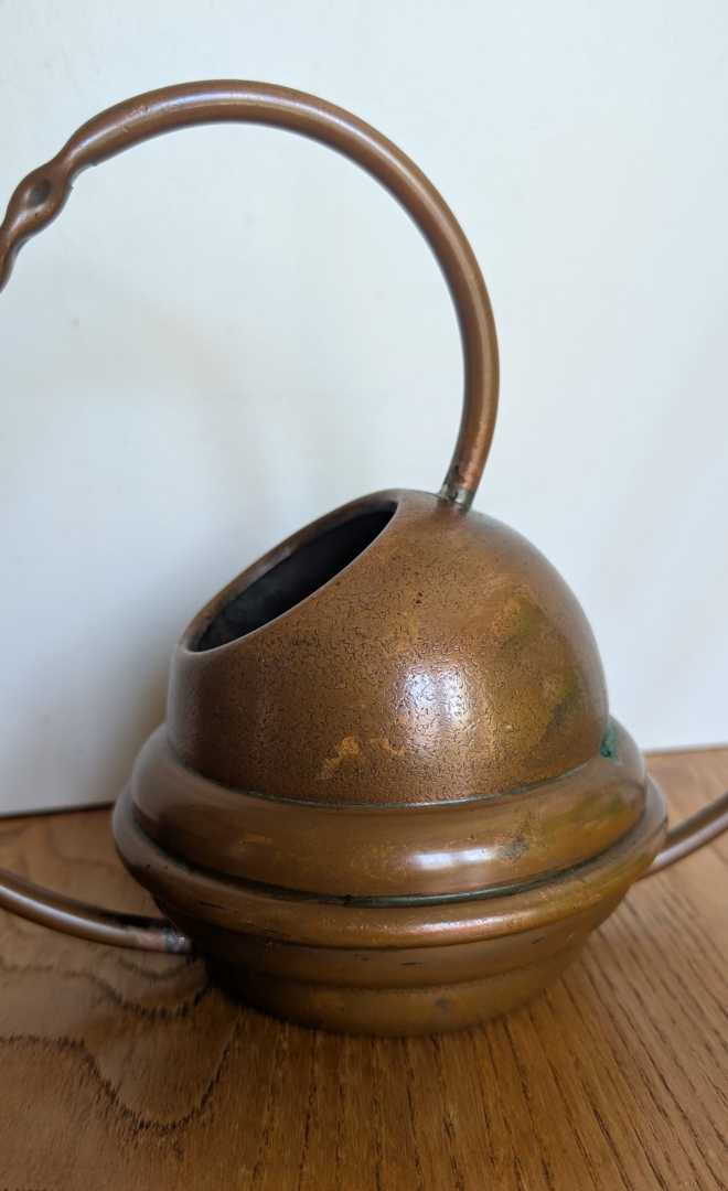 Unique vintage brass watering can - Image 9